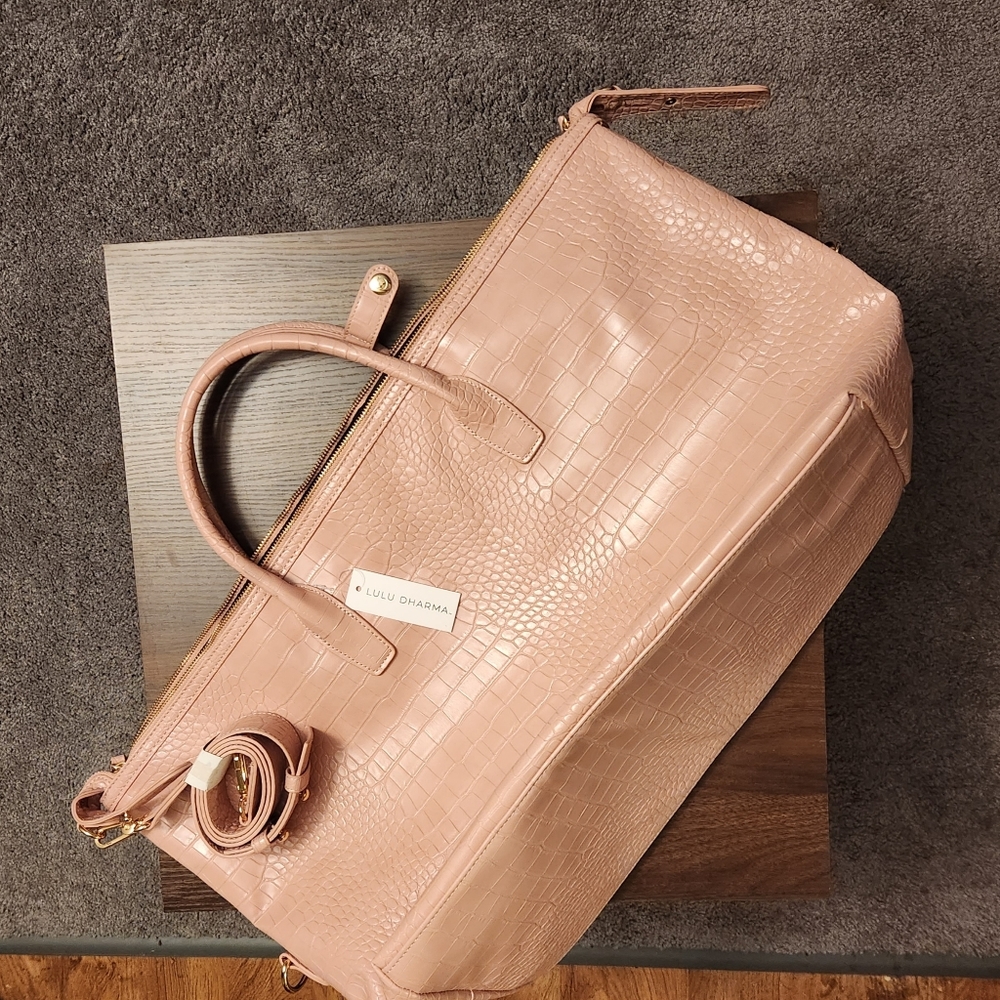 Lulu Dharma Peony Croc Weekender
